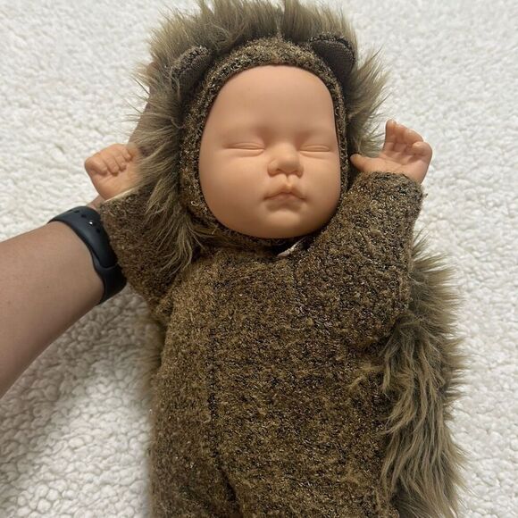 Vintage Anne Geddes Baby Hedgehog Doll - Picture 4 of 11